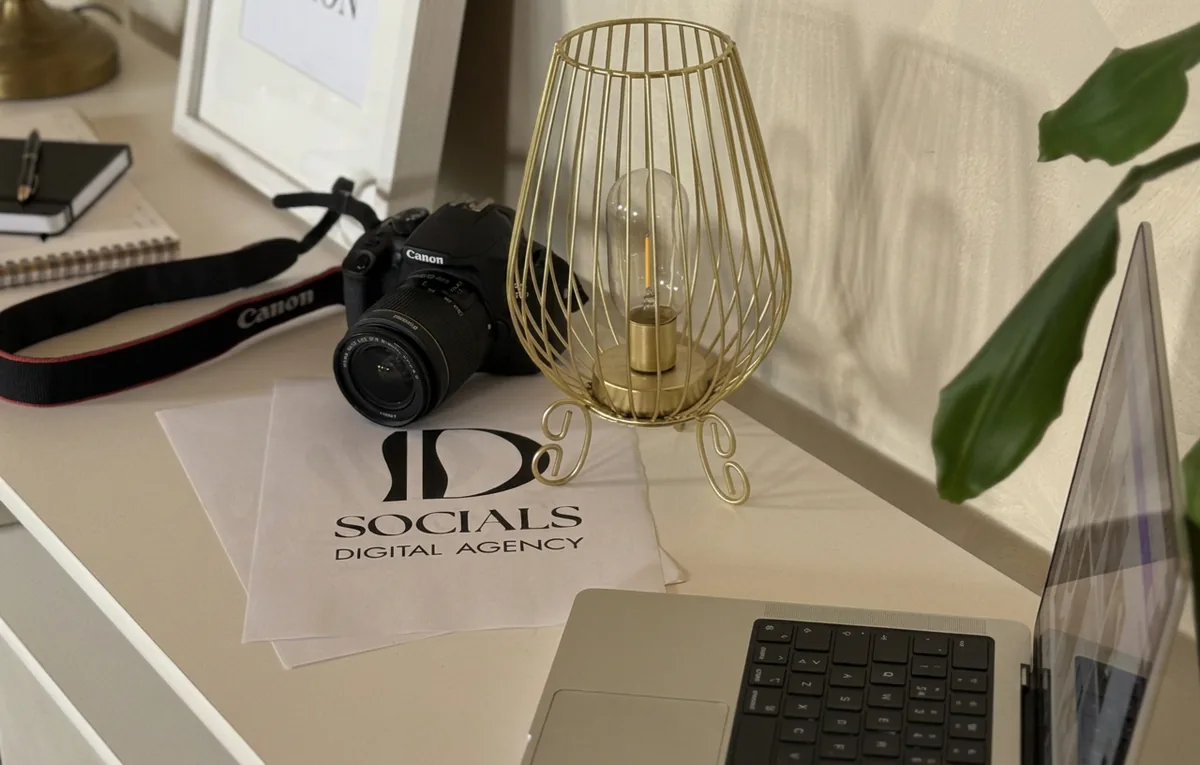 ID Socials studio workspace